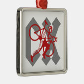 Cyclocross Ornament Aus Metall (Rechts)
