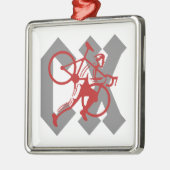 Cyclocross Ornament Aus Metall (Links)