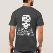 Cyclocross Schädel T-Shirt (Rückseite)