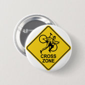 Cyclocross Zone Road Sign Button (Vorne & Hinten)
