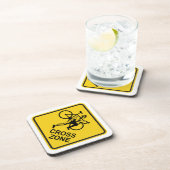 Cyclocross Zone Road Sign Untersetzer (Rechte Seite)