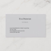 Cyclomene-Blume Visitenkarte (Rückseite)