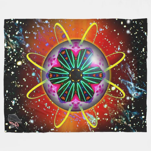 Cyclon Orbz Fleece Blanket (Vorderseite (Horizontal))