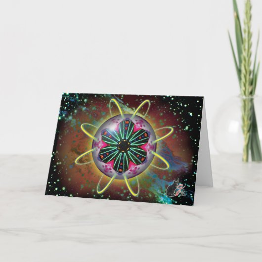 Cyclon Orbz Grußkarte Karte (Vorderseite)