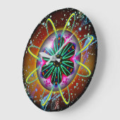 Cyclon Orbz Kaleid Round Große Wanduhr (Winkel)