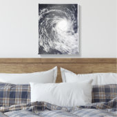 Cyclone Anja über den südlichen Indischen Ozean Leinwanddruck (Insitu (Schlafzimmer))