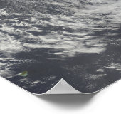 Cyclone Anja über den südlichen Indischen Ozean Poster (Ecke)