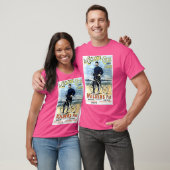 Cyclone Cycle Vintag Bicycle Werbung Print T-Shirt (Unisex)