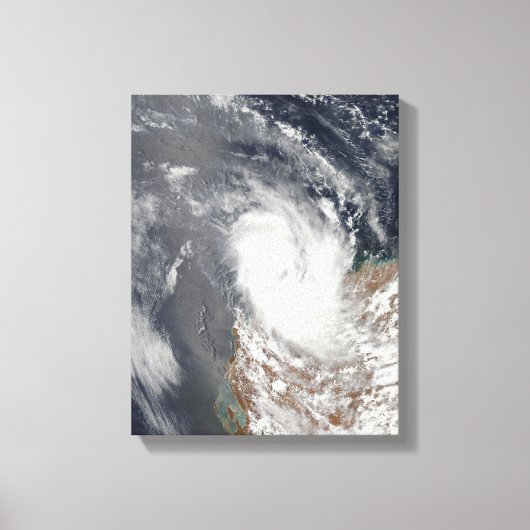 Cyclone Dominic vor der Küste der Western Austra Leinwanddruck (Vorderseite)