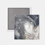 Cyclone Dominic vor der Küste der Western Austra Magnet (Vorderseite/Rückseite)