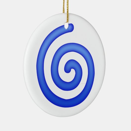 Cyclone - Emoji Keramikornament (Rechts)