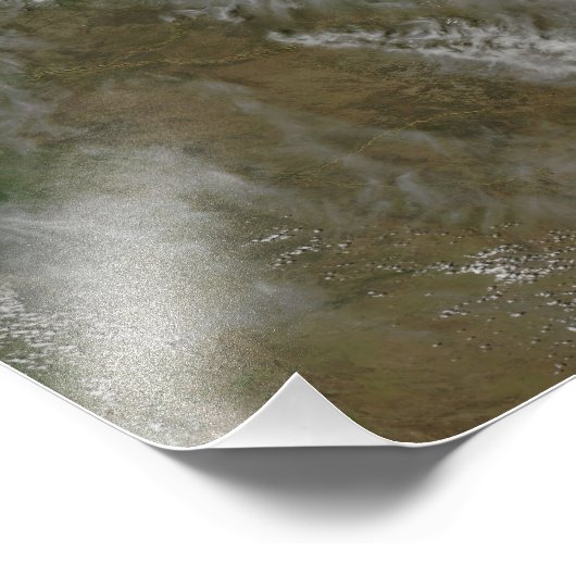 Cyclone Ingrid Fotodruck (Ecke)