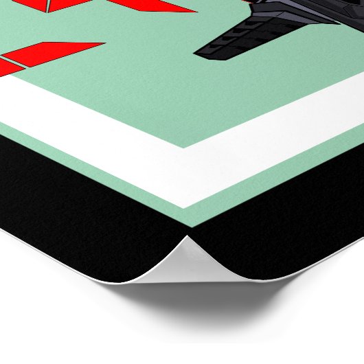 Cyclone Mecha Robot Poster (Ecke)