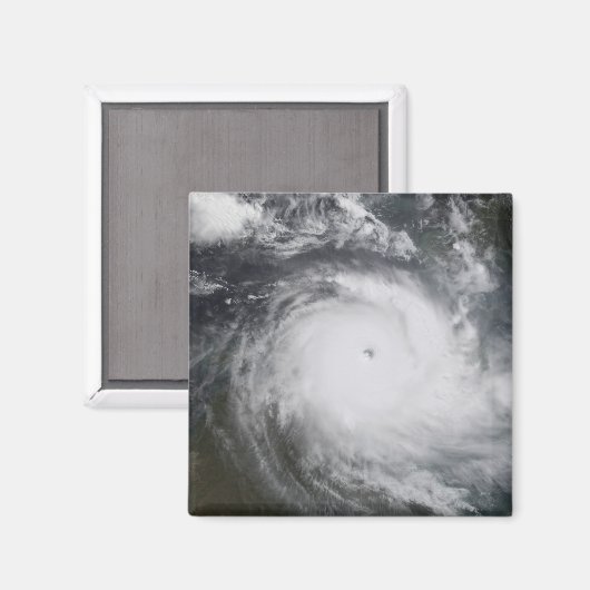 Cyclone Monica im Südpazifik Magnet (Vorderseite/Rückseite)