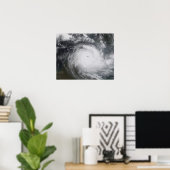 Cyclone Monica im Südpazifik Poster (Heimbüro)