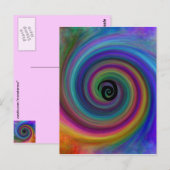 Cyclone Postkarte (Vorne/Hinten)