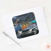 Cyclone Racer Quadratischer Aufkleber (Umschlag)