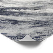 Cyclone Rene over the South Pacific Ocean Poster (Ecke)