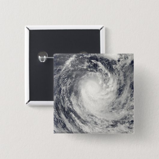 Cyclone Rene über den Südpazifik Button (Vorne & Hinten)