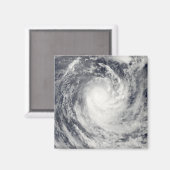 Cyclone Rene über den Südpazifik Magnet (Vorderseite/Rückseite)