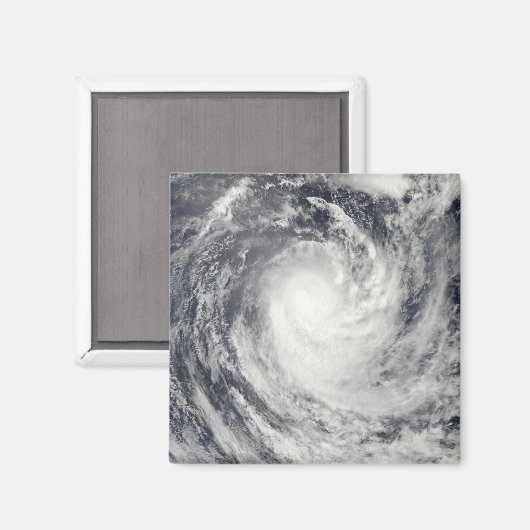 Cyclone Rene über den Südpazifik Magnet (Vorderseite/Rückseite)