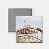 Cyclone Roller Untersetzer - Coney Island, NYC-Mag Magnet (Vorderseite/Rückseite)