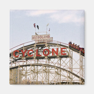 Cyclone Roller Untersetzer - Coney Island, NYC-Mag Magnet