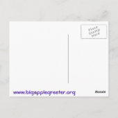 Cyclone Roller Untersetzer - Coney Island, Postkar Postkarte (Rückseite)