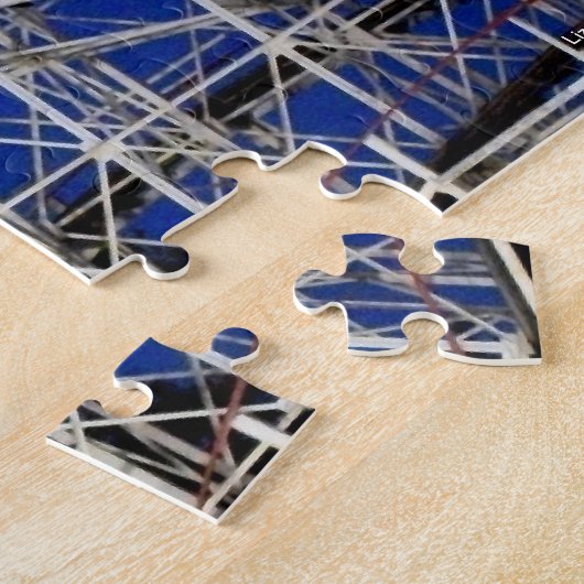 'Cyclone Rollercoaster at Night' Jigsaw Puzzle (Seite)