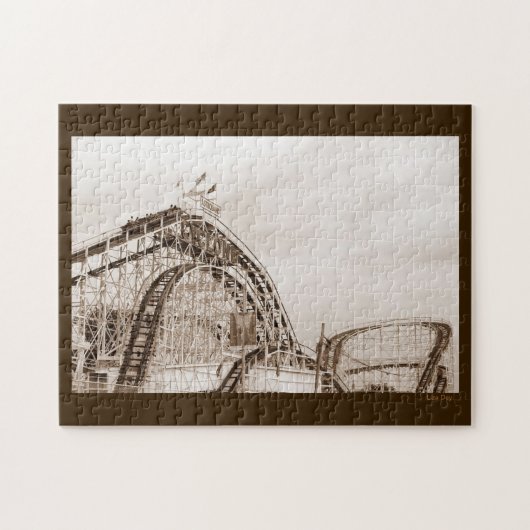 Cyclone Rollercoaster Jigsaw Puzzle (Horizontal)