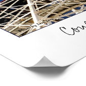 Cyclone Rollercoaster Poster (Ecke)