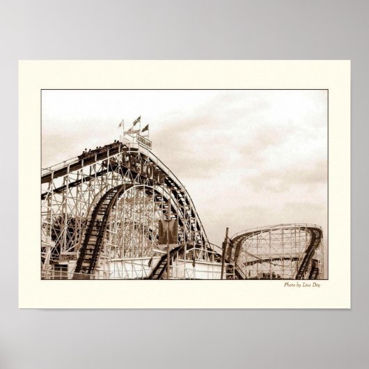 Cyclone Rollercoaster Poster (Vorne)