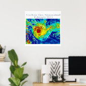 Cyclone Yasi 2, Queensland, Februar 2011 Poster (Heimbüro)