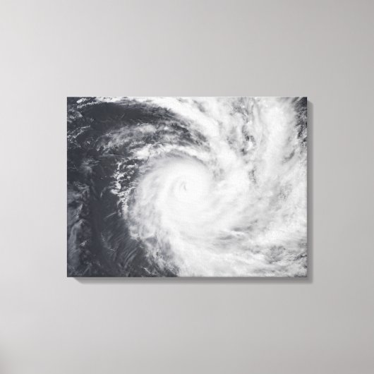 Cyclone Zoe im Südpazifik Leinwanddruck (Vorderseite)