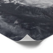 Cyclone Zoe im Südpazifik Poster (Ecke)