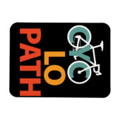 Cyclopath Bicycle Funny Cycling Magnet (Horizontal)