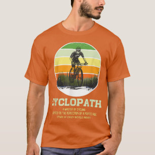 Cyclopath Definition Sunset Cyclist Spaß Fan Bicy T-Shirt