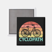 Cyclopath Funny Cycling Bicycle Magnet (Vorderseite/Rückseite)