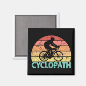 Cyclopath Funny Cycling Magnet (Vorderseite/Rückseite)