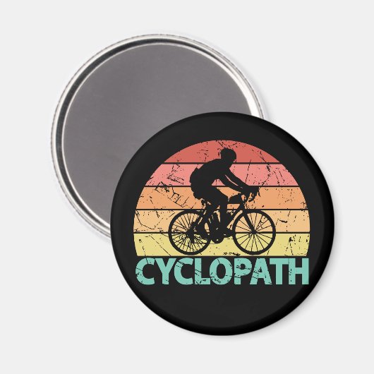 Cyclopath Funny Cycling Magnet (Vorderseite/Rückseite)