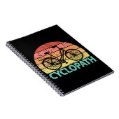 Cyclopath Funny Cycling Notizblock (Rechte Seite)