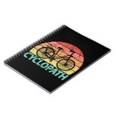 Cyclopath Funny Cycling Notizblock (Linke Seite)