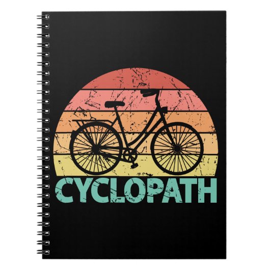 Cyclopath Funny Cycling Notizblock (Vorderseite)