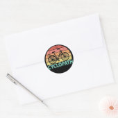 Cyclopath Funny Cycling Runder Aufkleber (Umschlag)