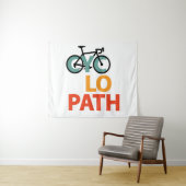Cyclopath Funny Cycling Wandteppich (Beispiel (Horizontal))