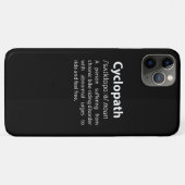 Cyclopath Funny Dictionary Definition Case-Mate iPhone Hülle (Rückseite (Horizontal))