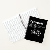Cyclopath Funny Geschenk für Radfahrer und Biker Notizblock (Innenseite)