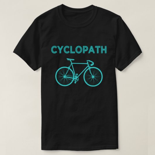 Cyclopath Funny Shirt für Radfahrer und Biker (Design vorne)