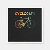 Cyclopath Radtour Rad Mountainbike Geschenk Serviette (Vorderseite)
