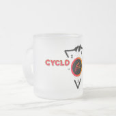 Cyclopath Retro Orange Edition Mattglastasse (Vorderseite Links)